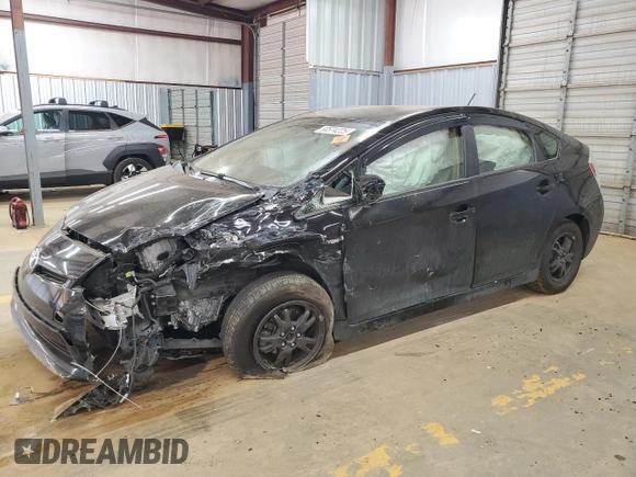 2014 Toyota Prius Four with VIN JTDKN3DU3E0358046, listed as a Copart auction lot 50574225 with 0 mi miles and Salvage Title. Bid and sale history available at carsss.com. Image 1.