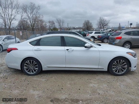 2015 Hyundai Genesis 3.8L with VIN KMHGN4JE9FU072149, listed as a IAAI auction lot 41972786 with 132,359 mi miles. Bid and sale history available at carsss.com. Image 12.
