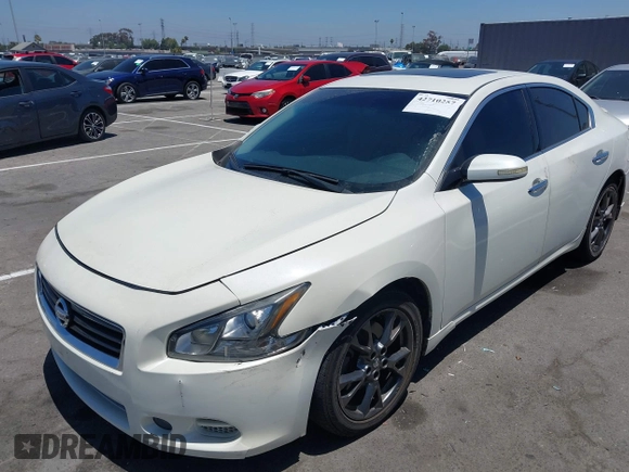 2014 Nissan Maxima SV with VIN 1N4AA5AP4EC907890, listed as a IAAI auction lot 42710257 with 125,659 mi miles and . Bid and sale history available at DreamBid. Image 6.