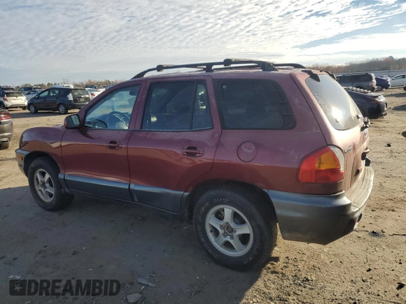 2001 Hyundai Santa Fe GLS with VIN KM8SC83D01U017352, listed as a Copart auction lot 82592024 with 253,442 mi miles and Salvage Title. Bid and sale history available at carsss.com. Image 2.