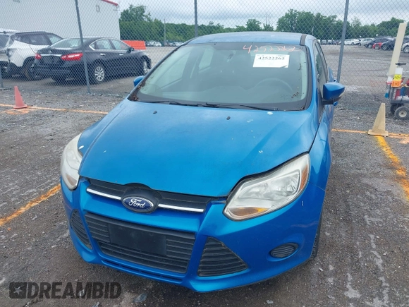 2013 Ford Focus SE with VIN 1FADP3F27DL380620, listed as a IAAI auction lot 42522262 with 104,210 mi miles and . Bid and sale history available at DreamBid. Image 6.