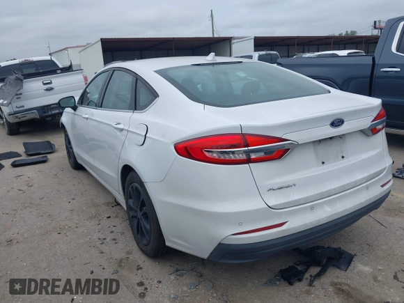 2020 Ford Fusion SE with VIN 3FA6P0H72LR131965, listed as a IAAI auction lot 41103182 with 36,284 mi miles. Bid and sale history available at carsss.com. Image 3.