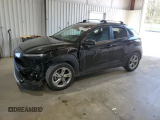 2022 Hyundai Kona SEL with VIN KM8K62AB4NU820788, listed as a Copart auction lot 50094145 with 81,683 mi miles and Salvage Title. Bid and sale history available at DreamBid. Image 1.