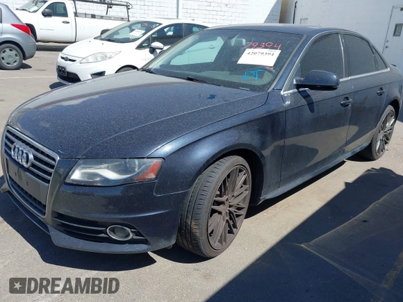 2012 Audi A4 Premium Plus с VIN WAUFFAFL2CA103593, выставлен на аукционе IAAI как лот 42079394 с пробегом 130 023 миль миль и . История ставок и продаж доступна на DreamBid. Изображение 2.