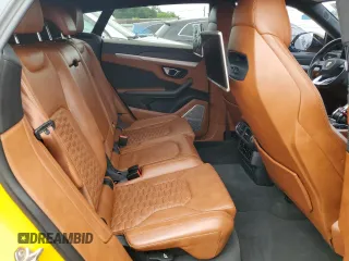2019 Lamborghini Urus с VIN ZPBUA1ZL9KLA00879, выставлен на аукционе Copart как лот 58017485 с пробегом 23 614 миль миль и Списание • Salvage title. История ставок и продаж доступна на DreamBid. Изображение 11.