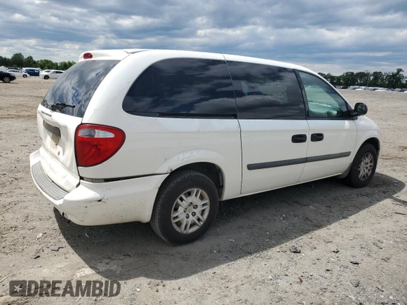 2005 Dodge Caravan SE z VIN 1D4GP24E95B304826, wystawiony jako Copart lot #58376375 z przebiegiem 160 871 mil mil oraz Szkoda całkowita • Salvage title. Historia ofert i sprzedaży dostępna na DreamBid. Obrazek 3.