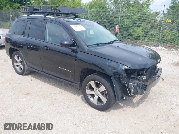 2017 Jeep Compass Latitude with VIN 1C4NJDEB7HD171563, listed as a IAAI auction lot 42669131 with 125,411 mi miles and . Bid and sale history available at DreamBid. Image 1.