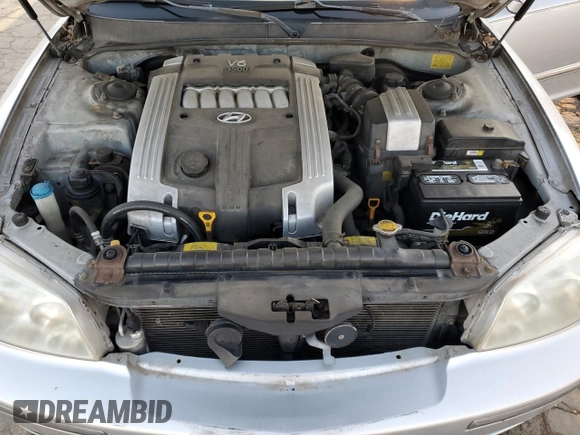 2004 Hyundai XG with VIN KMHFU45E04A316049, listed as a Copart auction lot 43229685 with 101,510 mi miles and Salvage Title. Bid and sale history available at DreamBid. Image 11.