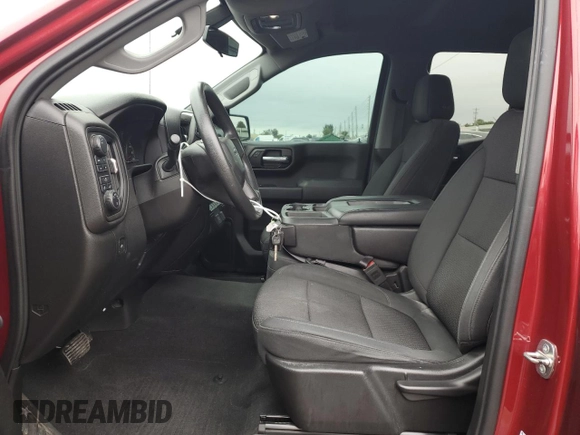 2020 Chevrolet Silverado 1500 Custom Trail Boss with VIN 1GCRYCEF8LZ291037, listed as a Copart auction lot 41971525 with 63,642 mi miles and Salvage Title. Bid and sale history available at DreamBid. Image 7.