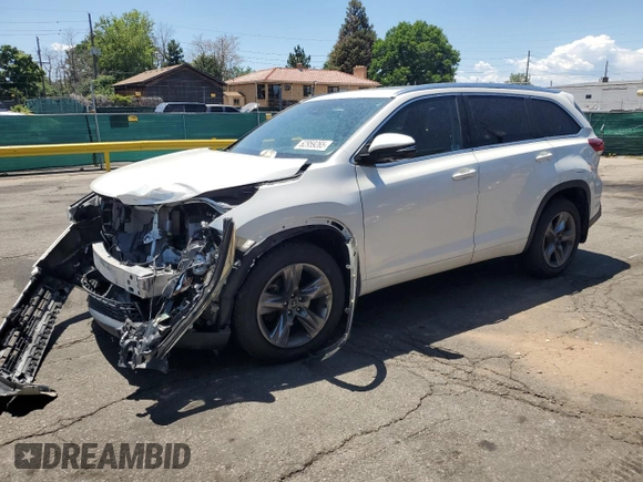 2018 Toyota Highlander Limited with VIN 5TDDZRFHXJS859653, listed as a Copart auction lot 62959265 with 52,833 mi miles and Clean title. Bid and sale history available at DreamBid. Image 1.