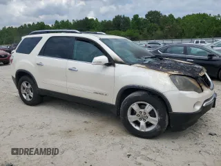 2008 GMC Acadia SLT2 with VIN 1GKEV33758J259384, listed as a Copart auction lot 56007665 with Not provided miles and Salvage title. Bid and sale history available at DreamBid. Image 4.