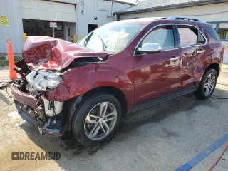 2016 Chevrolet Equinox LTZ z VIN 2GNALDEK1G6253821, wystawiony jako Copart lot #57642825 z przebiegiem Nie podano mil oraz Szkoda całkowita • Salvage title. Historia ofert i sprzedaży dostępna na DreamBid. Obrazek 1.