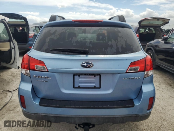 2010 Subaru Outback 2.5i Prem with VIN 4S4BRCBC9A3373735, listed as a Copart auction lot 76573974 with 0 mi miles and Non Repairable. Bid and sale history available at carsss.com. Image 6.