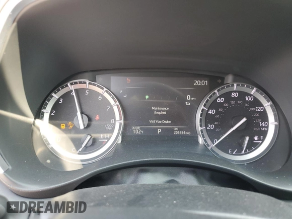 2022 Toyota Highlander XLE with VIN 5TDGZRBH6NS567328, listed as a Copart auction lot 66147185 with 205,654 mi miles and Clean title. Bid and sale history available at DreamBid. Image 9.