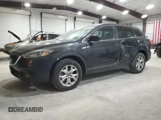 2015 Mazda CX-9 Sport with VIN JM3TB2BA0F0451468, listed as a Copart auction lot 49296095 with 177,693 mi miles and Salvage Title. Bid and sale history available at carsss.com. Image 1.