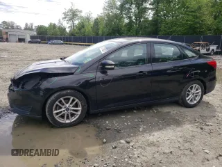 2017 Ford Focus SE with VIN 1FADP3F22HL291771, listed as a Copart auction lot 55776825 with 96,505 mi miles and Salvage title. Bid and sale history available at DreamBid. Image 1.