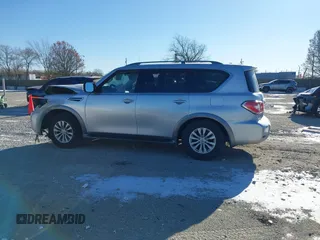 2017 Nissan Armada SV with VIN JN8AY2NC7H9505296, listed as a IAAI auction lot 41040388 with 1 mi miles. Bid and sale history available at carsss.com. Image 13.