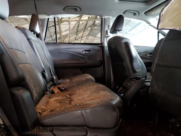2021 Honda Pilot Touring 8-Passenger with VIN 5FNYF5H96MB007074, listed as a Copart auction lot 48806165 with Not Provided miles and Salvage Title. Bid and sale history available at DreamBid. Image 11.