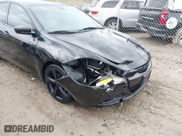 2015 Dodge Dart SXT with VIN 1C3CDFBB9FD227969, listed as a IAAI auction lot 42103198 with 174,022 mi miles. Bid and sale history available at carsss.com. Image 6.