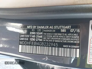2016 Mercedes-Benz E 350 Luxury z VIN WDDHF8JB4GB232945, wystawiony jako IAAI lot #42396845 z przebiegiem 78 534 mil mil oraz . Historia ofert i sprzedaży dostępna na DreamBid. Obrazek 9.
