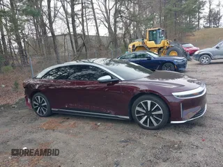 2022 Lucid Air Grand Touring with VIN 50EA1GBA8NA004892, listed as a IAAI auction lot 41553074 with 36,111 mi miles. Bid and sale history available at carsss.com. Image 14.