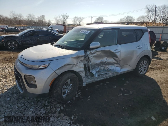 2020 Kia Soul LX with VIN KNDJ23AU3L7716534, listed as a Copart auction lot 48607975 with 0 mi miles and Salvage Title. Bid and sale history available at carsss.com. Image 1.