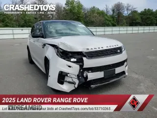 2025 Land Rover Range Rover Sport Dynamic SE with VIN SAL1L9FU9SA433963, listed as a Copart auction lot 53710265 with 8,678 mi miles and Salvage title. Bid and sale history available at DreamBid. Image 16.