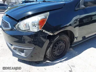 2017 Mitsubishi Mirage ES with VIN ML32A3HJ2HH017841, listed as a IAAI auction lot 42020596 with 112,959 mi miles. Bid and sale history available at carsss.com. Image 6.