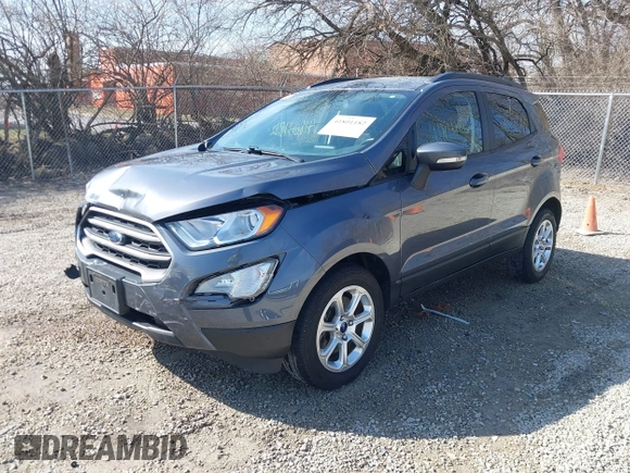 2019 Ford EcoSport SE with VIN MAJ3S2GE7KC301957, listed as a IAAI auction lot 41801182 with 81,525 mi miles and . Bid and sale history available at DreamBid. Image 2.