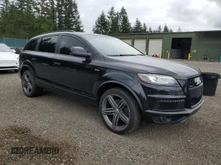 2013 Audi Q7 S line Prestige with VIN WA1DGAFE9DD015594, listed as a Copart auction lot 57185845 with 123,525 mi miles and Clean title. Bid and sale history available at DreamBid. Image 4.