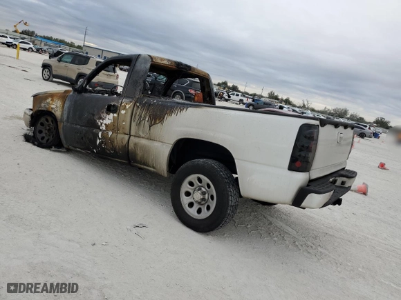 2007 Chevrolet Silverado 1500 Classic Work Truck with VIN 1GCEC14X17Z187247, listed as a Copart auction lot 45726705 with 0 mi miles and Non Repairable. Bid and sale history available at carsss.com. Image 2.