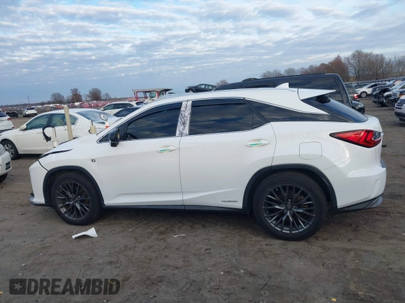 2017 Lexus RX with VIN 2T2BGMCA1HC015345, listed as a IAAI auction lot 41128730 with 93,337 mi miles. Bid and sale history available at carsss.com. Image 14.