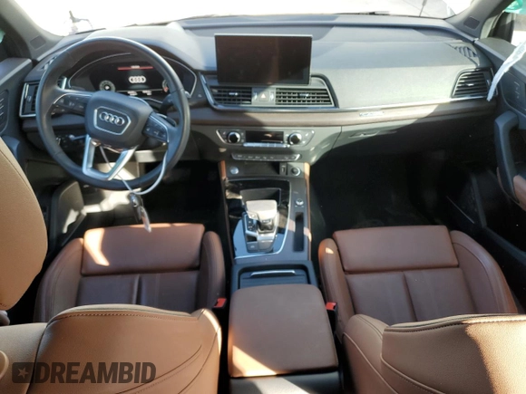 2021 Audi Q5 Prestige with VIN WA1CAAFY5M2038289, listed as a Copart auction lot 87696075 with 45,265 mi miles and Salvage Title. Bid and sale history available at carsss.com. Image 8.