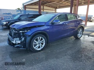 2018 Infiniti QX30 ESSENTIAL with VIN SJKCH5CP4JA042059, listed as a Copart auction lot 69705554 with 51,908 mi miles and Salvage Title. Bid and sale history available at carsss.com. Image 1.