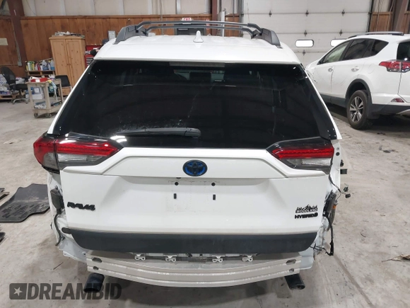 2023 Toyota RAV4 Hybrid XLE with VIN 2T3UWRFV1PW156948, listed as a IAAI auction lot 41556334 with 21,196 mi miles. Bid and sale history available at carsss.com. Image 17.