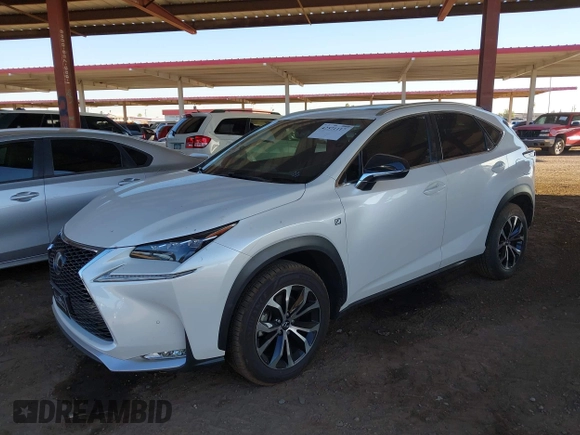 2015 Lexus NX 200t with VIN JTJBARBZ0F2033497, listed as a IAAI auction lot 42571117 with 44,957 mi miles and . Bid and sale history available at DreamBid. Image 17.