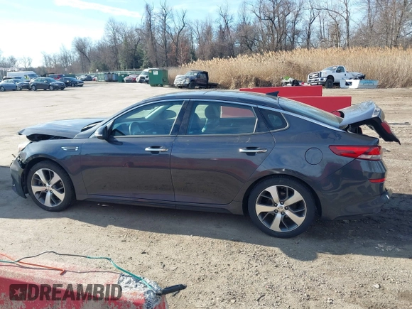 2019 Kia Optima LX with VIN 5XXGT4L34KG314075, listed as a IAAI auction lot 41656527 with 72,131 mi miles. Bid and sale history available at carsss.com. Image 15.