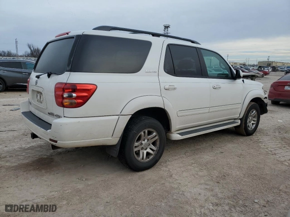 2004 Toyota Sequoia Limited with VIN 5TDBT48A34S213774, listed as a Copart auction lot 45652025 with 176,509 mi miles and Salvage Title. Bid and sale history available at carsss.com. Image 3.