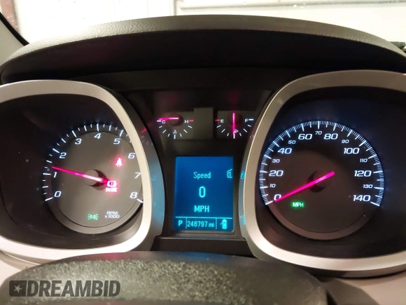 2012 Chevrolet Equinox LT w/2LT with VIN 2GNFLNE50C6180540, listed as a IAAI auction lot 41615413 with 248,797 mi miles. Bid and sale history available at carsss.com. Image 7.