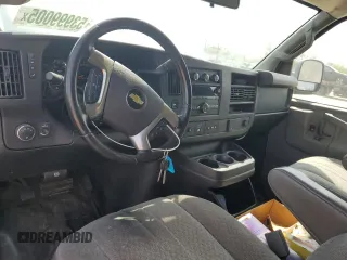 2017 Chevrolet Express Cargo Van with VIN 1GCZGHFG0H1179264, listed as a Copart auction lot 53999005 with 0 mi miles and Clean Title. Bid and sale history available at carsss.com. Image 8.