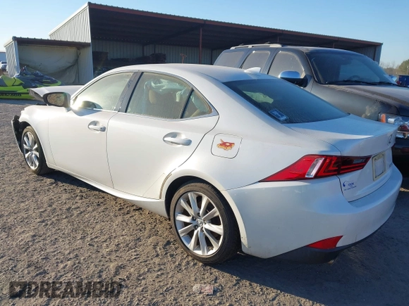 2015 Lexus IS 250 with VIN JTHBF1D21F5070576, listed as a IAAI auction lot 41590004 with 140,224 mi miles and . Bid and sale history available at carsss.com. Image 3.