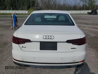 2019 Audi A4 Premium Plus with VIN WAUENAF42KN012127, listed as a Copart auction lot 54687105 with 68,245 mi miles and Salvage Title. Bid and sale history available at carsss.com. Image 6.