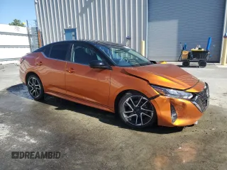 2025 Nissan Sentra SR с VIN 3N1AB8DV0SY212475, выставлен на аукционе Copart как лот 57270825 с пробегом 11 302 миль миль и Чистый • Clean title. История ставок и продаж доступна на DreamBid. Изображение 4.
