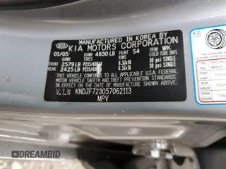 2005 Kia Sportage LX with VIN KNDJF723057062113, listed as a Copart auction lot 66630164 with 129,715 mi miles and Salvage Title. Bid and sale history available at carsss.com. Image 13.