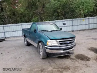 1997 Ford F-150 Standard with VIN 1FTDF1725VKB57712, listed as a Copart auction lot 77773044 with 162,233 mi miles and Salvage Title. Bid and sale history available at carsss.com. Image 11.