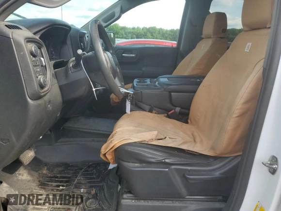 2020 Chevrolet Silverado 1500 Work Truck with VIN 1GCRYAEH2LZ357443, listed as a Copart auction lot 55272974 with 69,419 mi miles and Salvage Title. Bid and sale history available at carsss.com. Image 7.