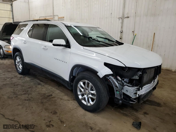 2021 Chevrolet Traverse LT Leather with VIN 1GNEVHKW2MJ105346, listed as a Copart auction lot 49227015 with 68,782 mi miles and Salvage Title. Bid and sale history available at carsss.com. Image 4.