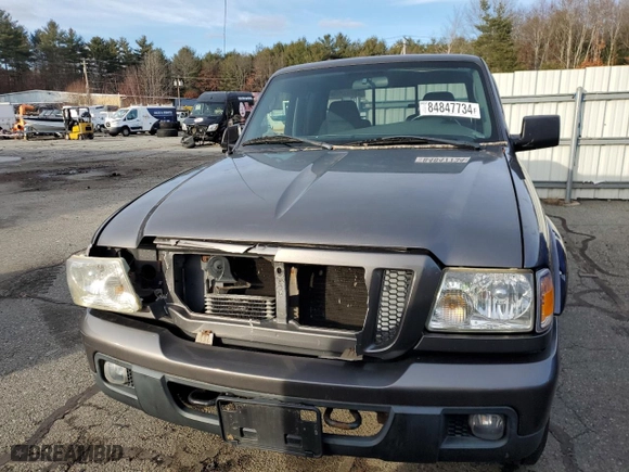 2006 Ford Ranger XL with VIN 1FTZR15E06PA73599, listed as a Copart auction lot 84847734 with 80,301 mi miles and Salvage Title. Bid and sale history available at carsss.com. Image 5.