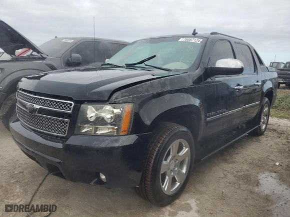 2009 Chevrolet Avalanche LTZ with VIN 3GNFK320X9G269741, listed as a Copart auction lot 76087124 with 250,144 mi miles and Non Repairable. Bid and sale history available at carsss.com. Image 1.