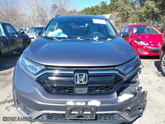 2021 Honda CR-V Touring with VIN 7FARW2H9XME012480, listed as a IAAI auction lot 41632487 with 59,684 mi miles. Bid and sale history available at carsss.com. Image 12.